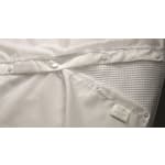 Doublure de rechange en tissu uni en poly Hang2It, 70 x 65 po, blanc